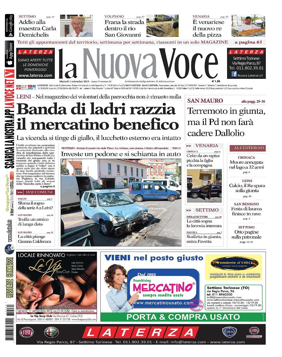 La Nuova Voce (prima pagina)