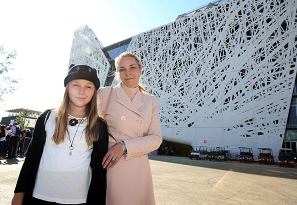 MILANO.  A Expo la principessa del Liechtenstein