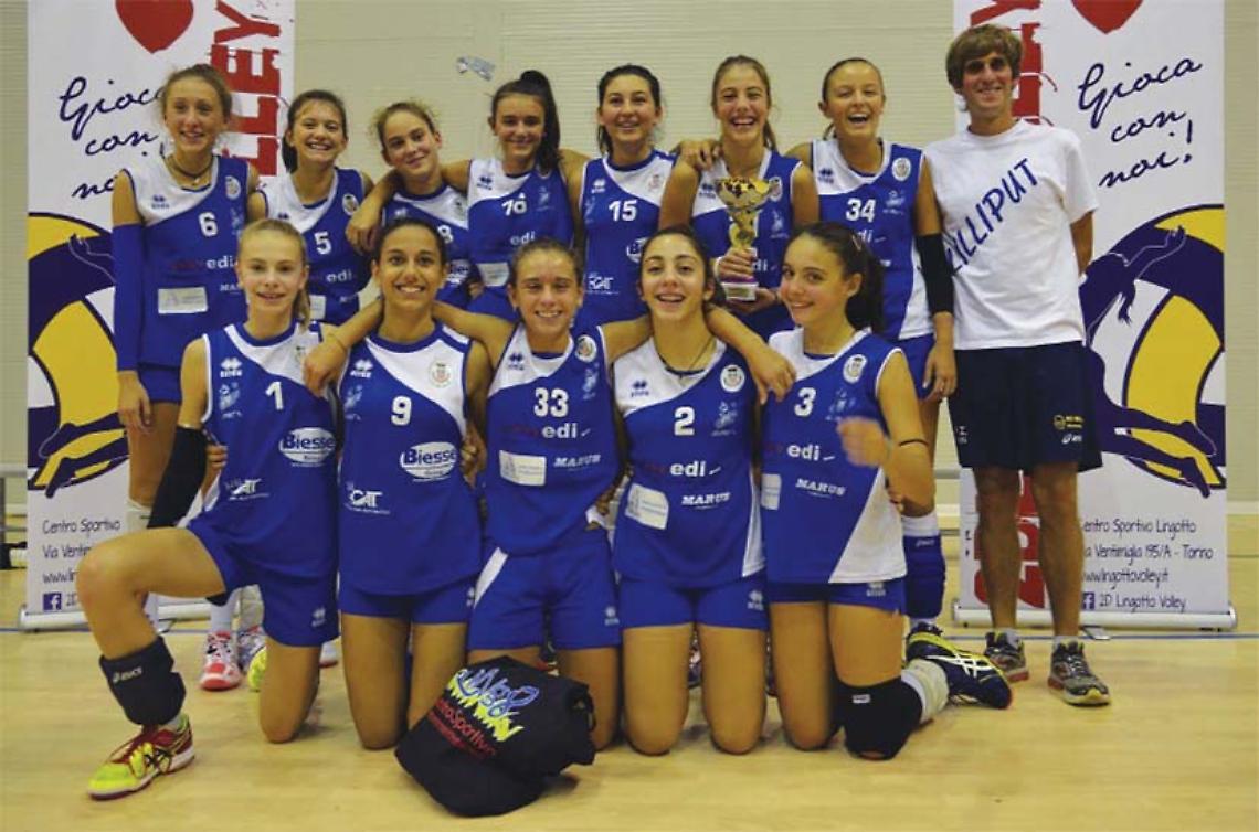 VOLLEY. L'Under 14 della Lilliput si ripete a Torino