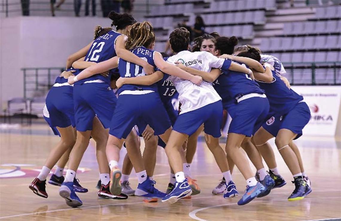 BASKET. Trucco di bronzo con la Nazionale Under 16
