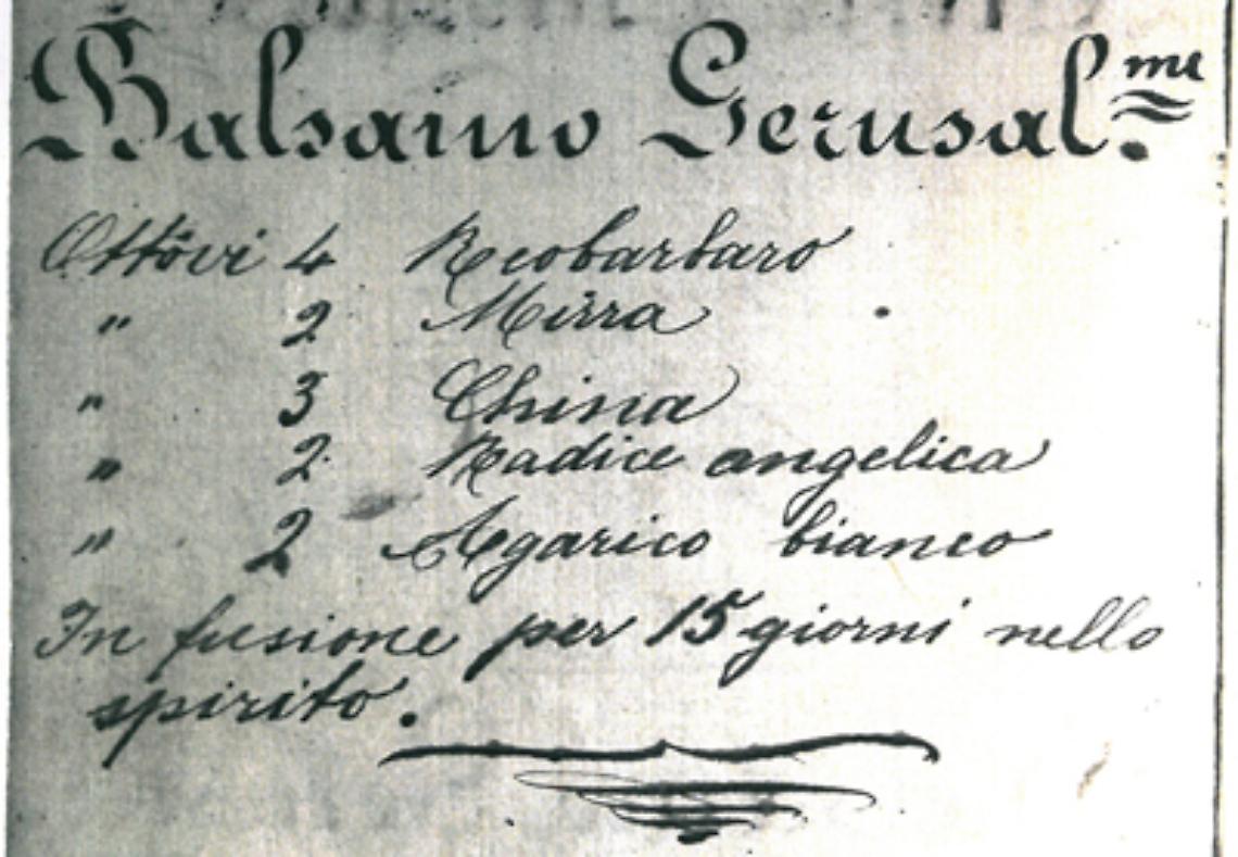 "IL BALSAMO DI GERUSALEMME"