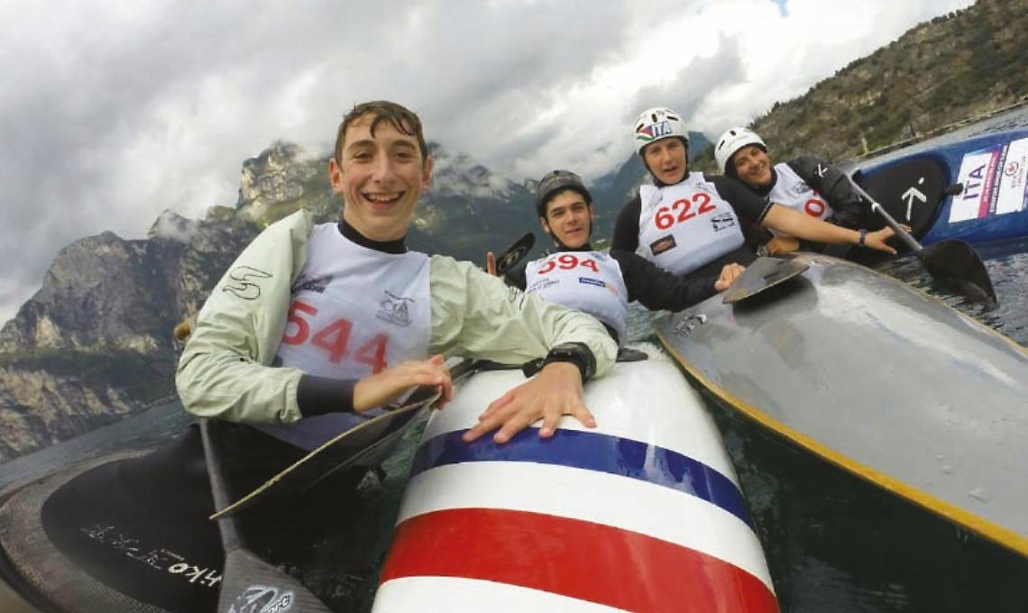 CANOA. L’ Ivrea Canoa Club guida la classifica per società a Torbole