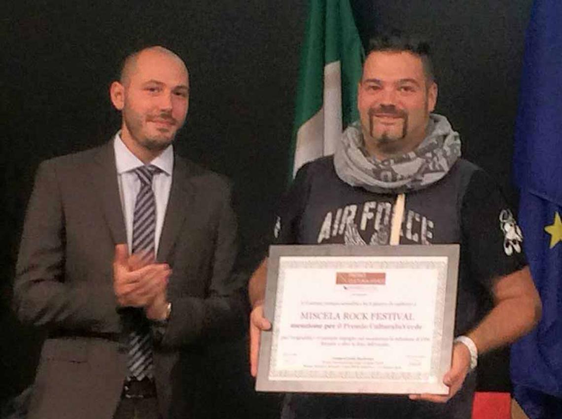 STRAMBINO. Menzione speciale Miscela Rock Festival al Premio Cultura in Verde 2015