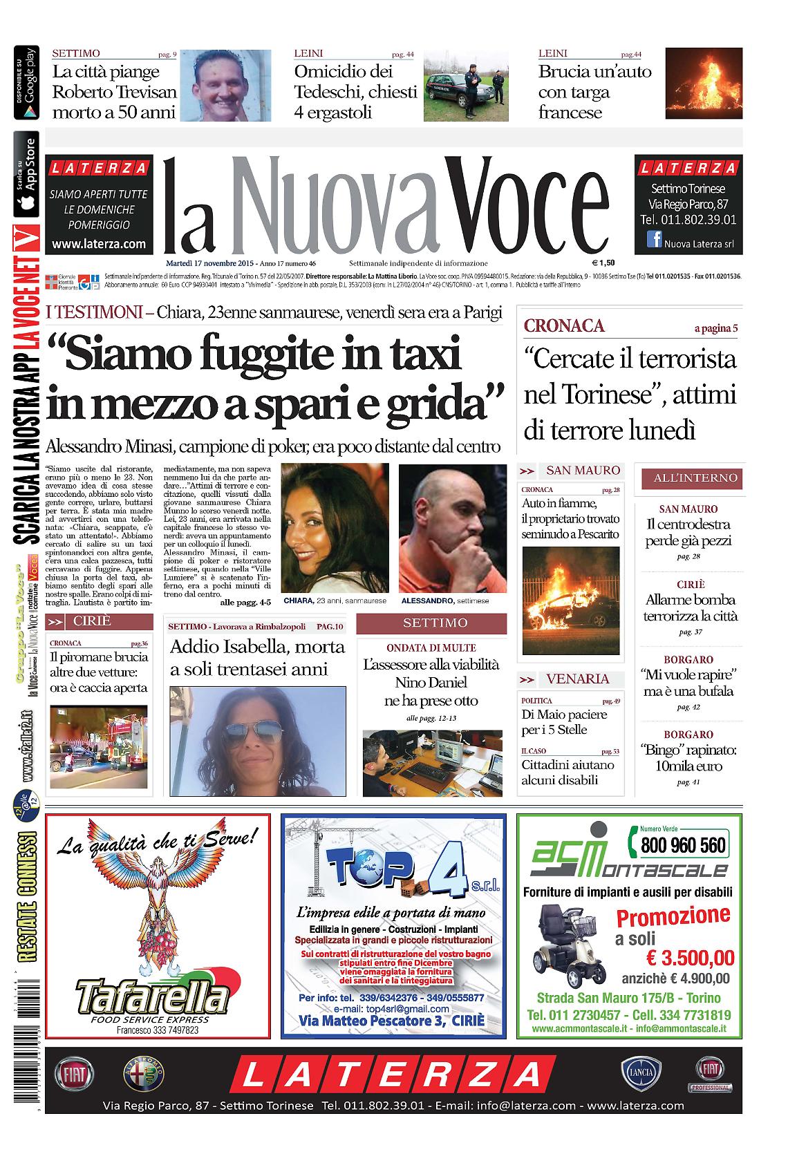 La Nuova Voce (prima pagina)