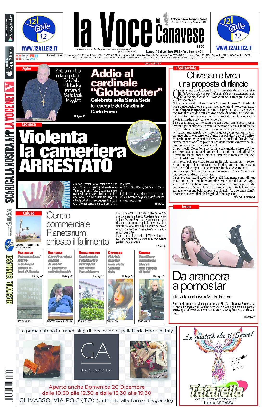 La Voce del Canavese (14/12/2015)