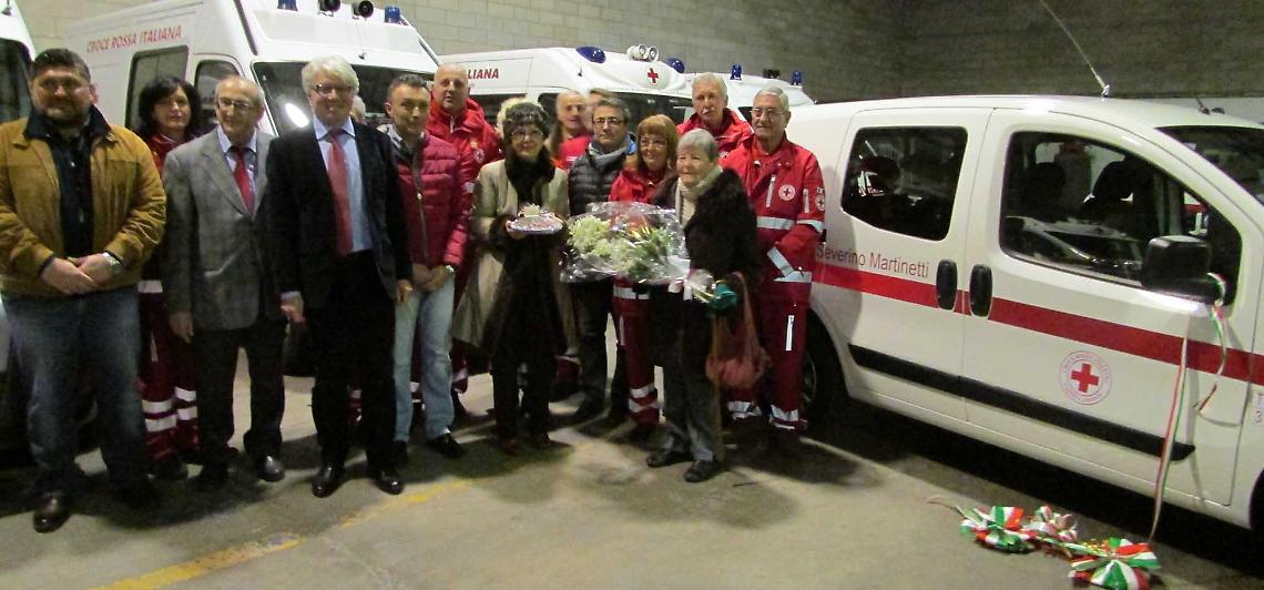 CASTELLAMONTE. Donato un mezzo alla Croce Rossa