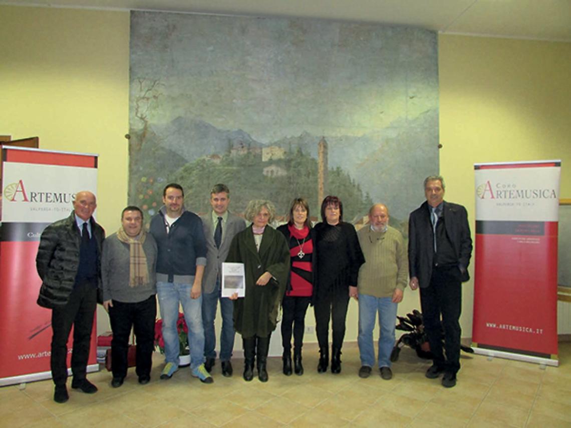 VALPERGA. Restaurato l’ex fondale del teatro