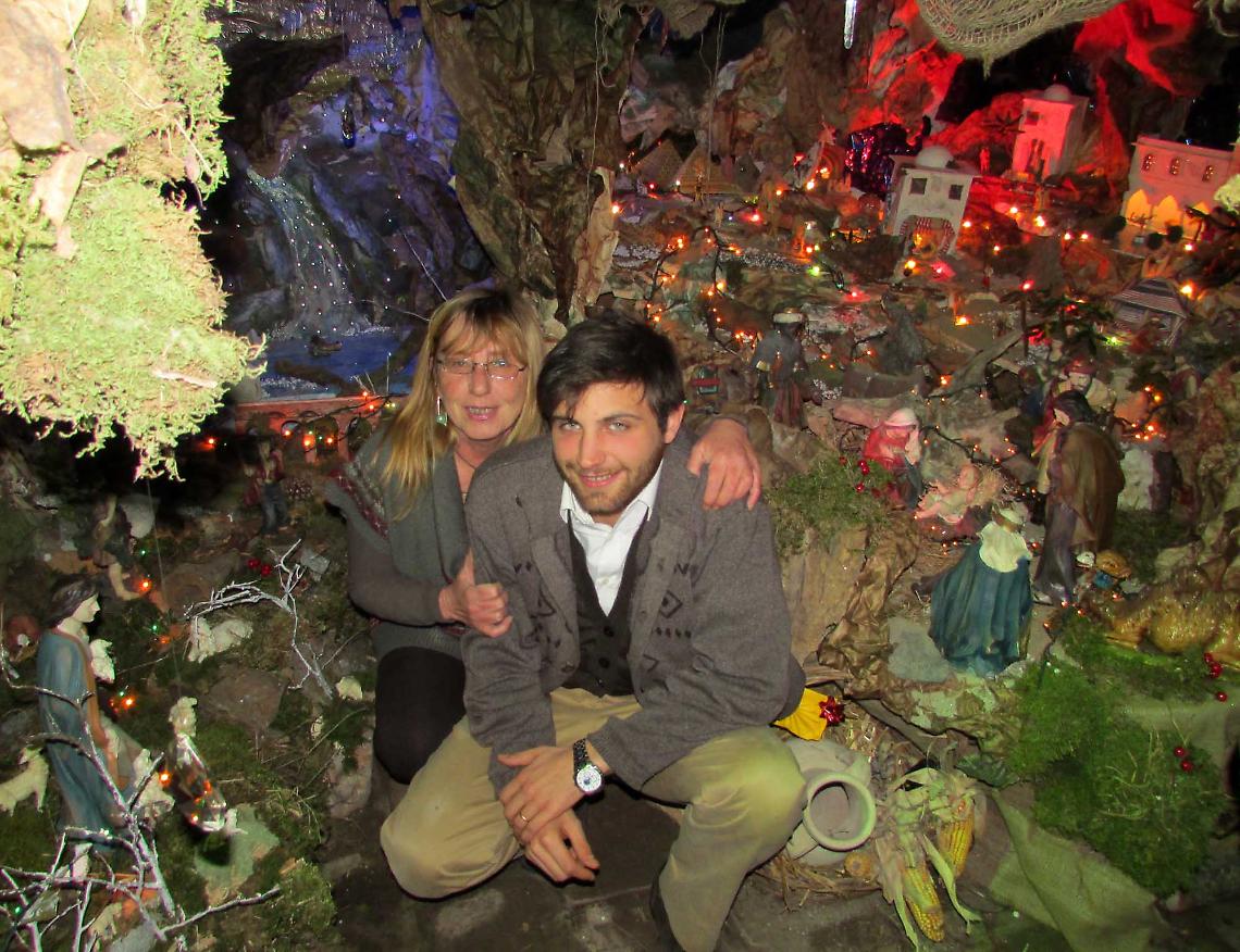 RIVAROLO. Un presepe da 25 mq in Canton Bassetti