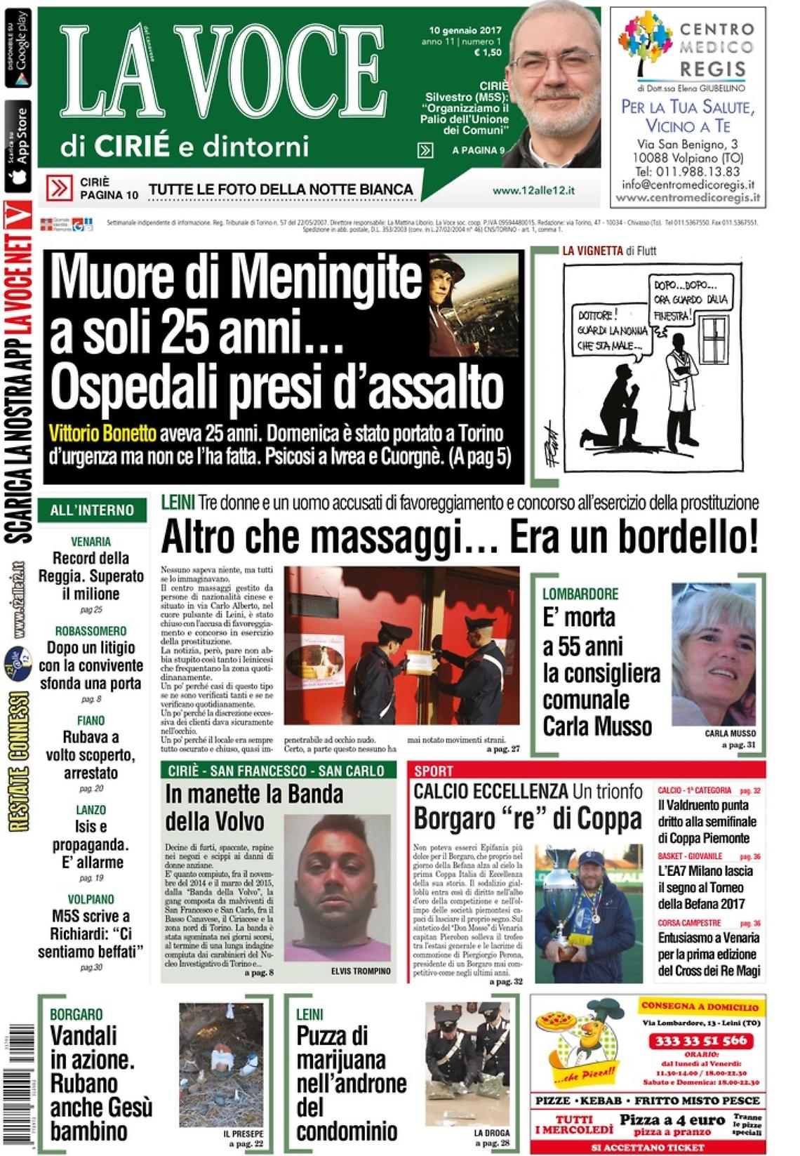 La Voce di Ciriè e dintorni (10/01/2017)