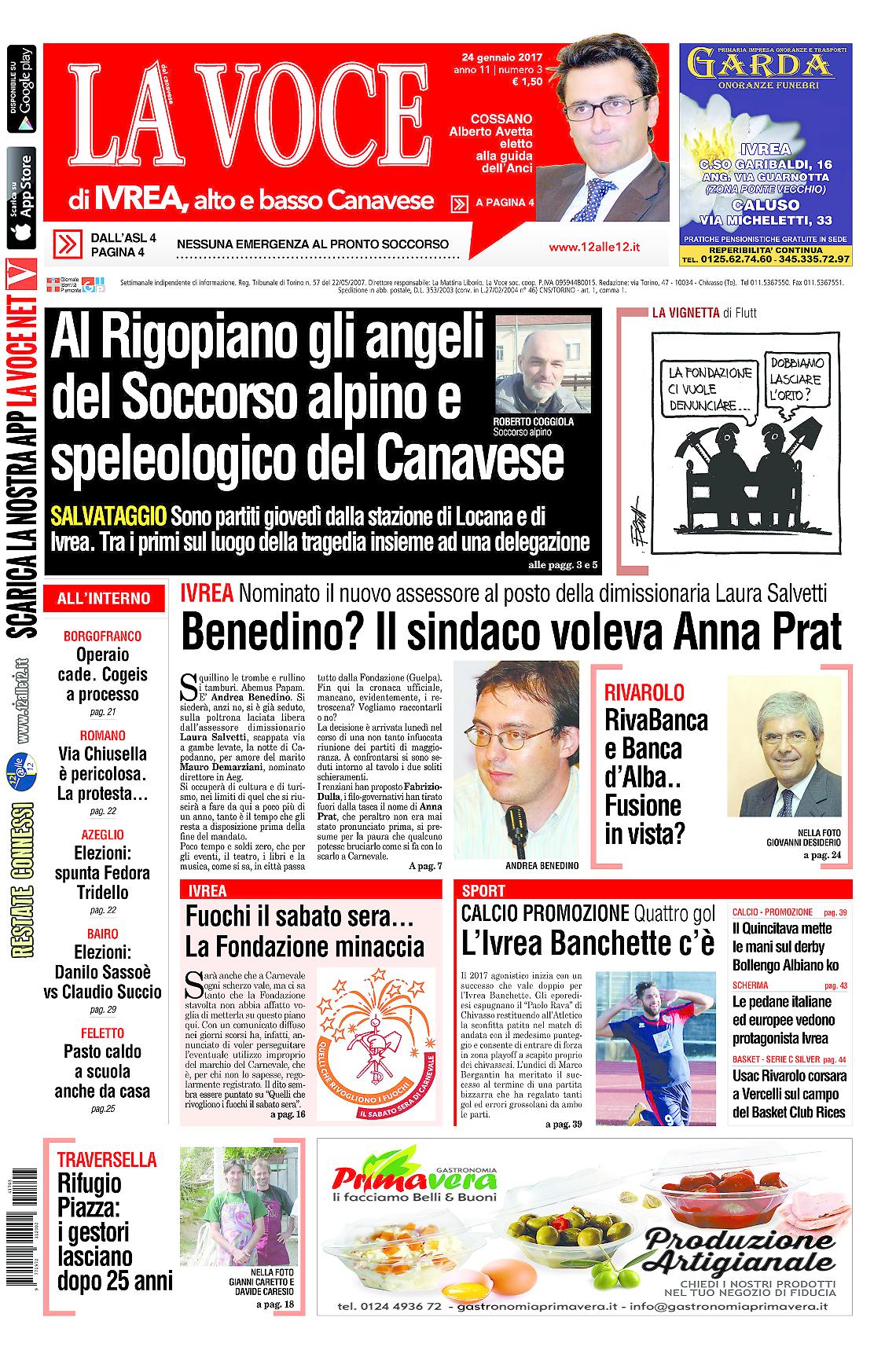 La Voce edizione Ivrea (24/01/2017)