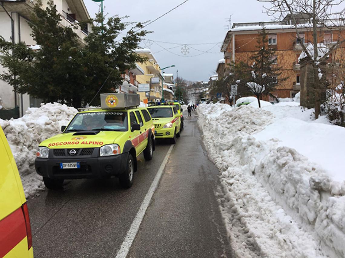 PESCARA. Continuano le ricerche del CNSAS Piemonte - Soccorso Alpino e Speleologico Piemontese