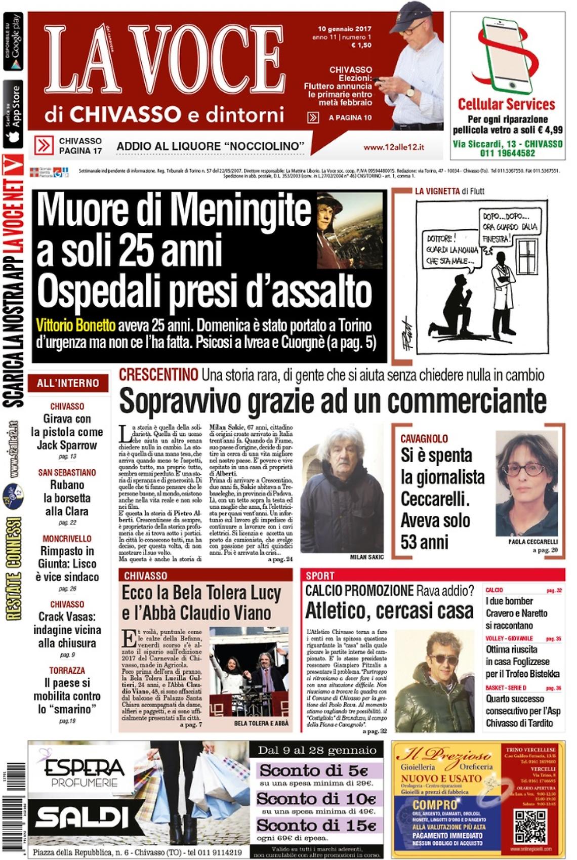 LA VOCE edizione CHIVASSO (10/01/2017)
