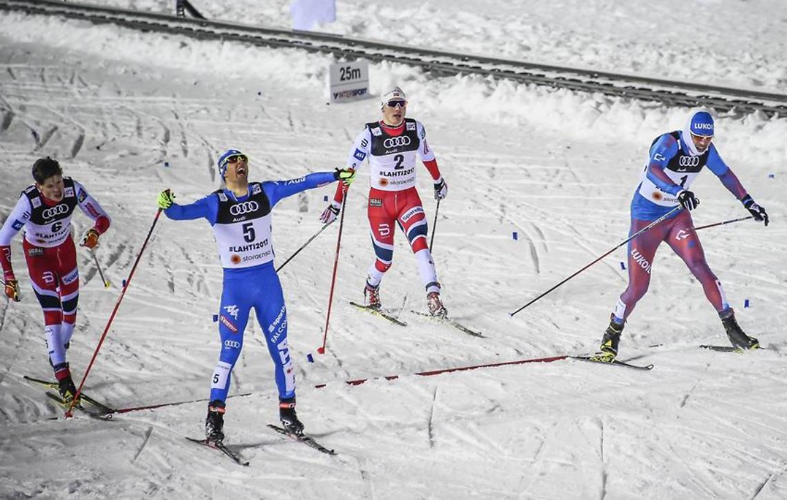 SCI DI FONDO. Pellegrino nella storia: l'oro mondiale a Lahti è suo