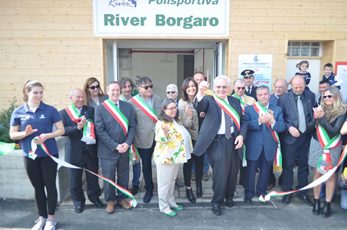 ROBASSOMERO. Inaugurazione della piscina in piazzale degli Alpini