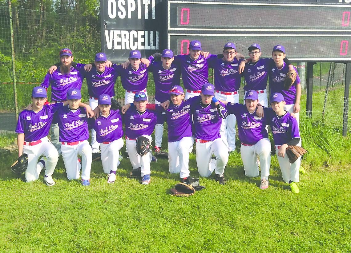 BASEBALL. Red Clay Castellamonte Under 15 scatenati