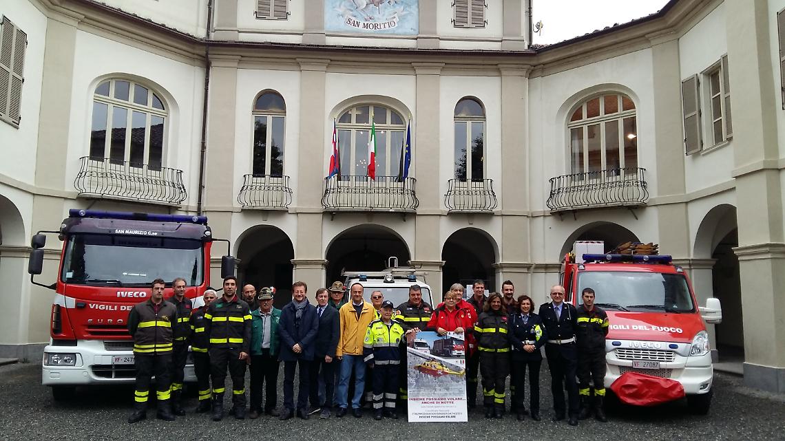SAN MAURIZIO. Raccolta fondi per la piazzola notturna del 118