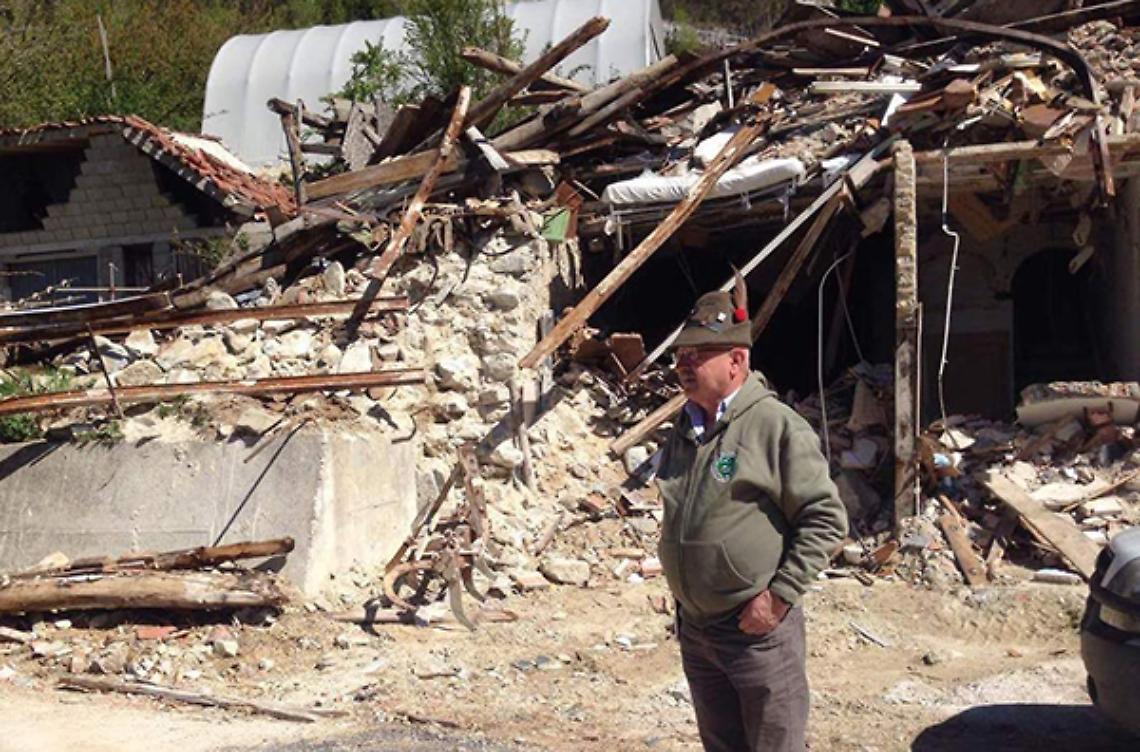 BORGARO. Alpini ad Arquata del Tronto