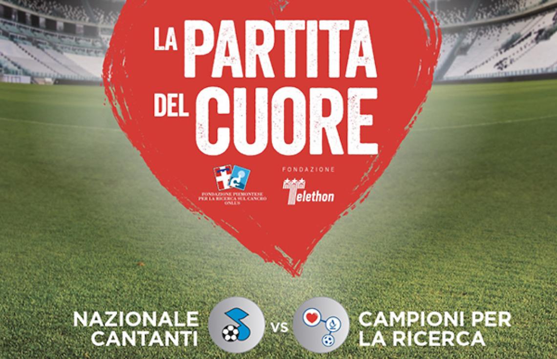 TORINO. La Partita del cuore, con Del Piero e piloti Ferrari