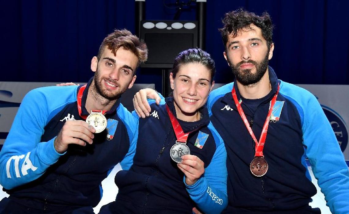 SCHERMA. Oro, argento e bronzo per l'Italia agli Europei 2017