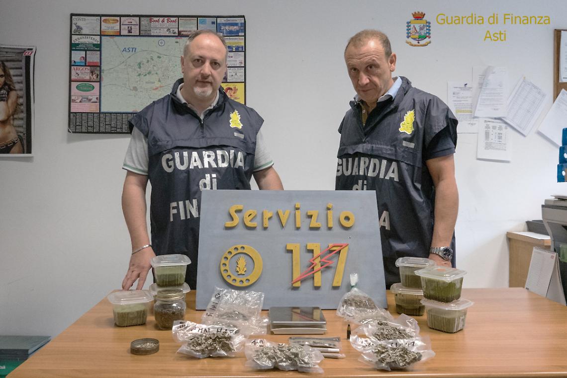 ASTI. Droga: 43 piantine e burro di marijuana in casa, arrestato