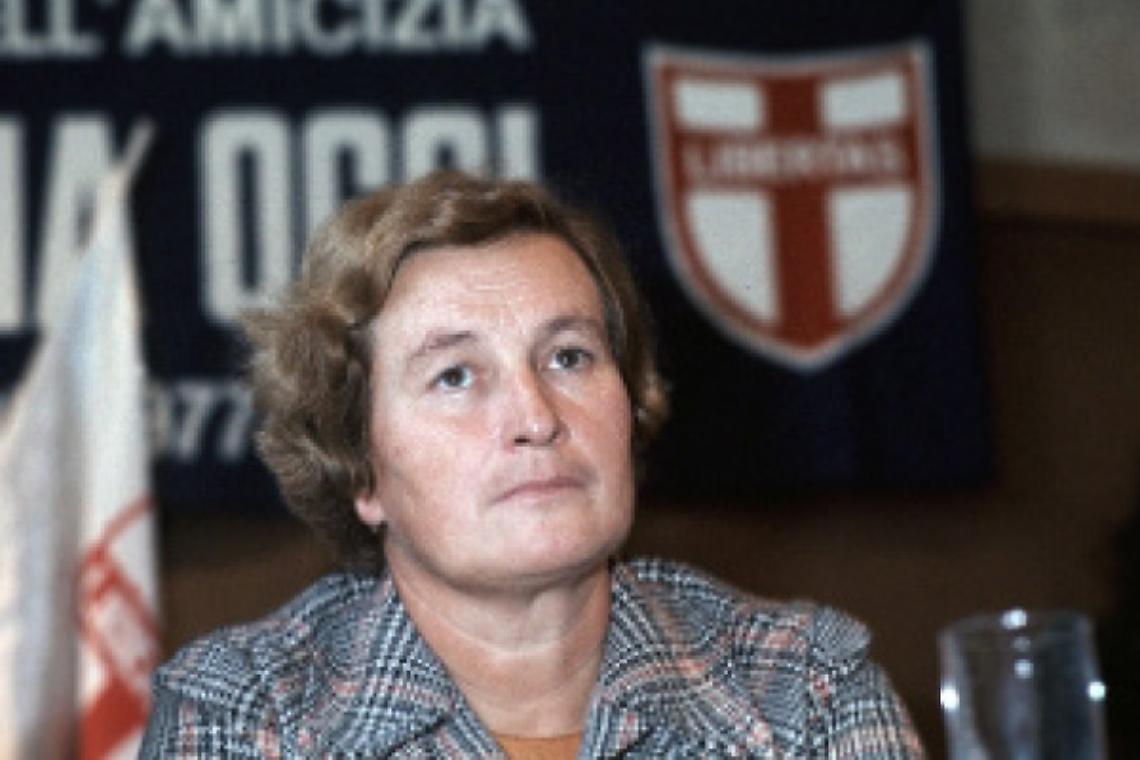 SAN GIORGIO. Expoelette, dedicata a Tina Anselmi