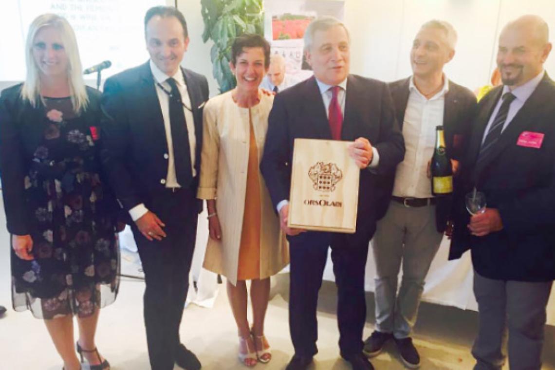 CALUSO. Un brindisi con l’Erbaluce al Parlamento europeo