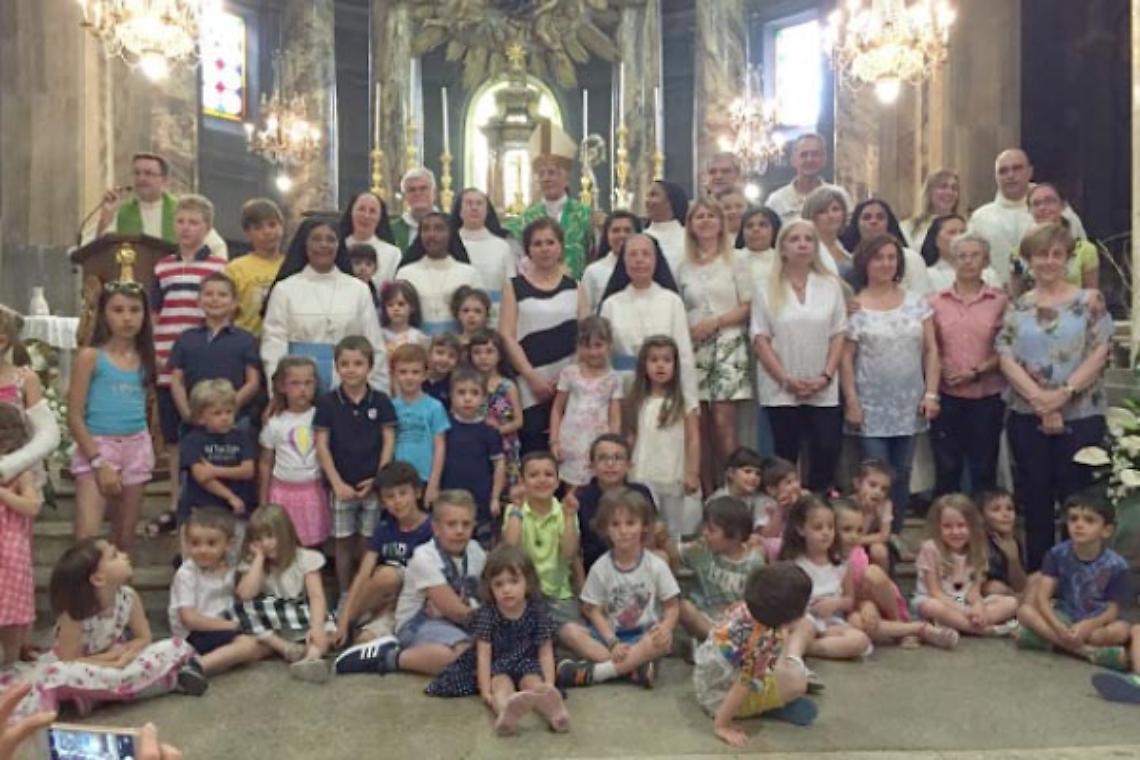 CHIVASSO. L’asilo Carletti in festa per Suor Anna e Suor Isidora