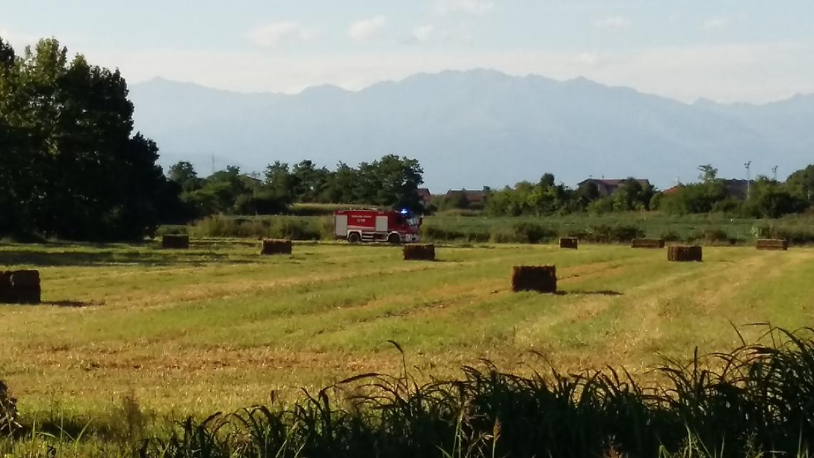 MAPPANO. Incendio nei campi agricoli