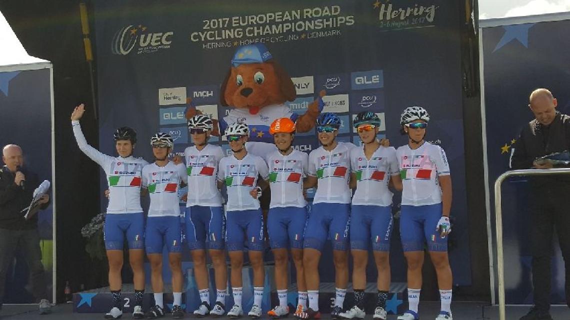CICLISMO. Bronzini medaglia d'argento ai Campionati Europei di Herning