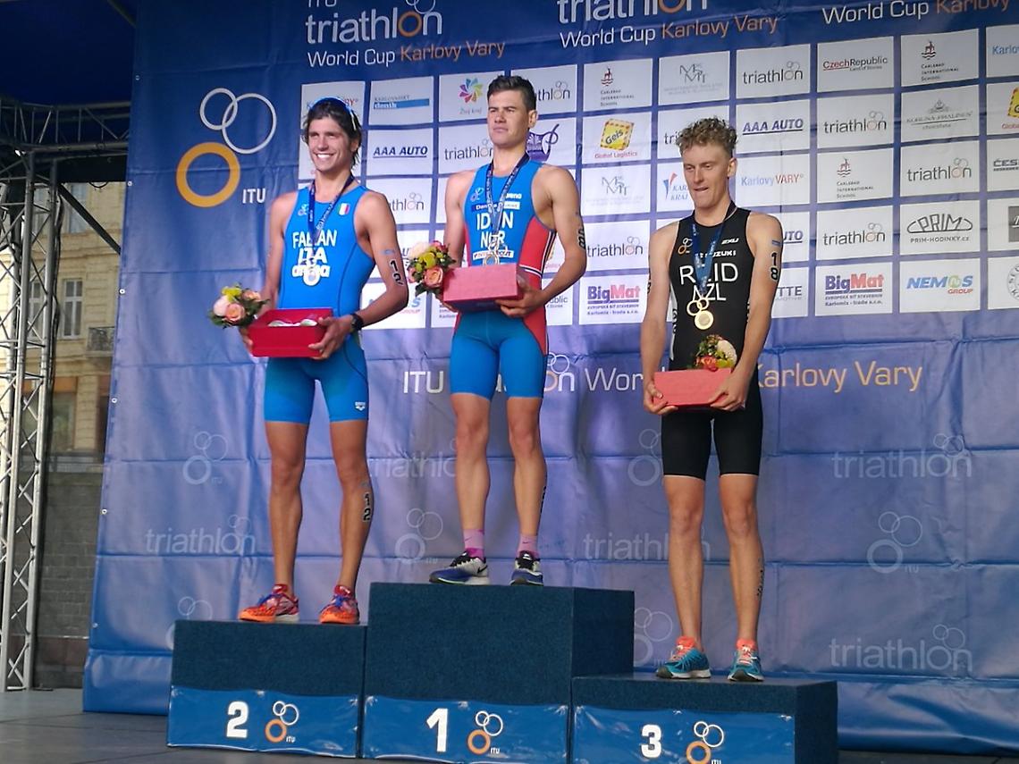 TRIATHLON. A Karlovy Vary l'azzurro Fabian torna sul podio in Coppa del Mondo