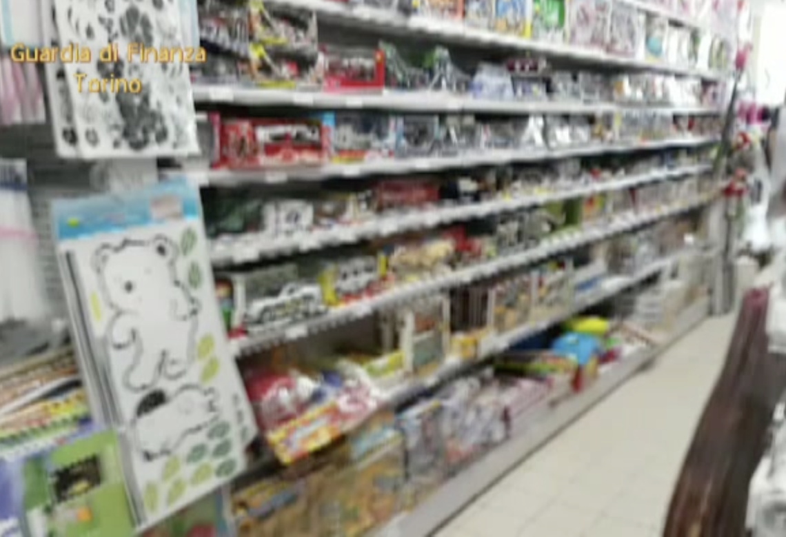 CUMINANA. Giocattoli pericolosi, sequestro Gdf nel Torinese