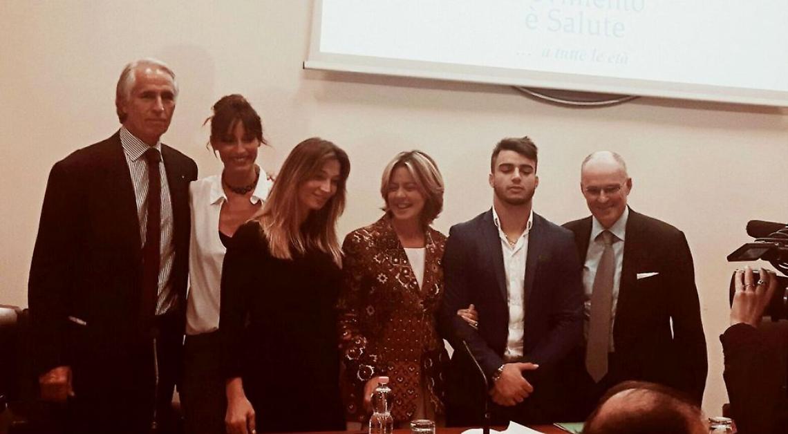 JUDO. Basile testimonial della campagna "Salute, sport e movimento fisico"