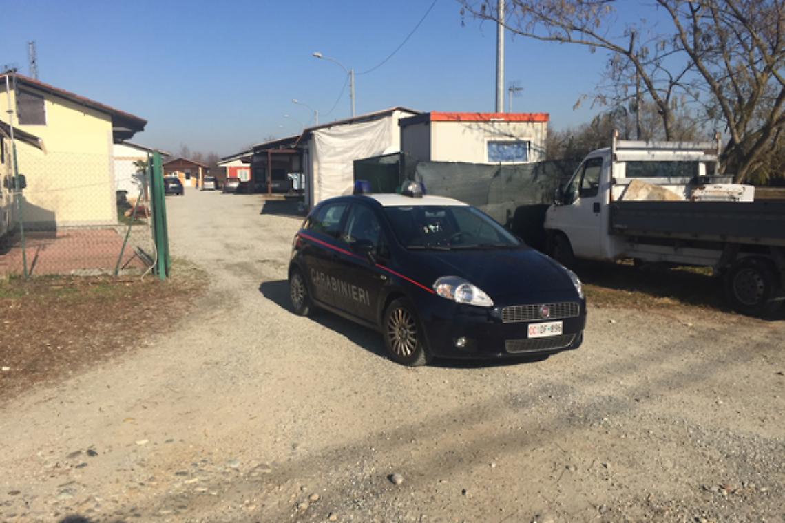 VERLOENGO. Blitz al campo nomadi di Verolengo, 4 arresti per furto