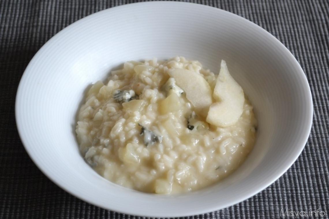 Risotto pere e gorgonzola
