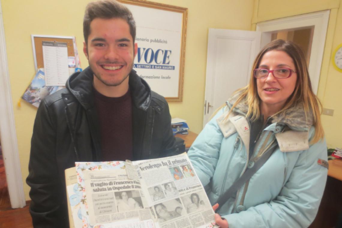 BRANDIZZO. Il primo nato del 2000  è diventato maggiorenne