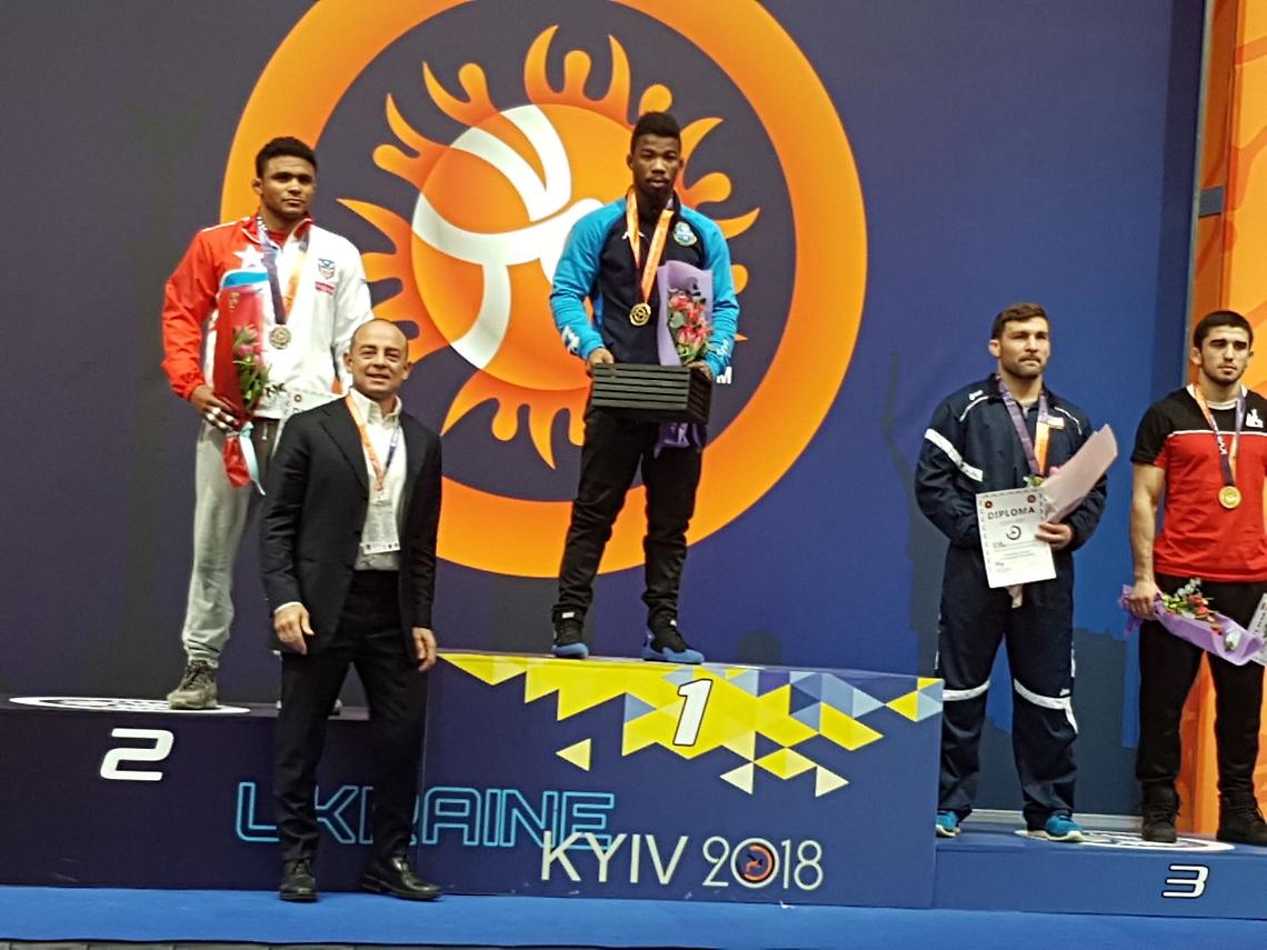 LOTTA. Chamizo medaglia d'oro a Kiev nella nuova categoria