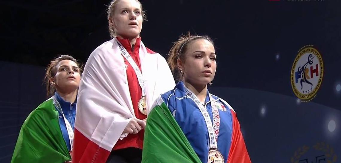 PESI. Le azzurre Lombardo e Russo sul podio agli Europei