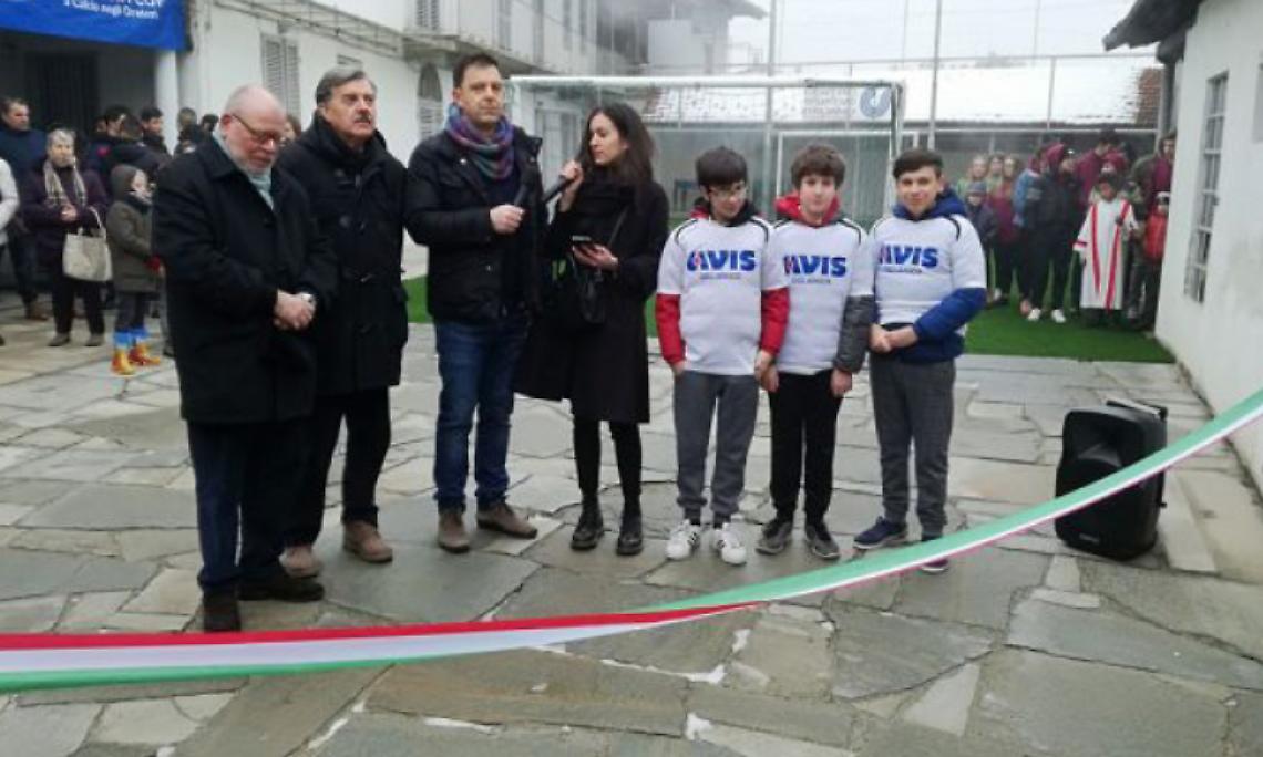 OGLIANICO. Inaugurato il nuovo campo da calcetto all’oratorio