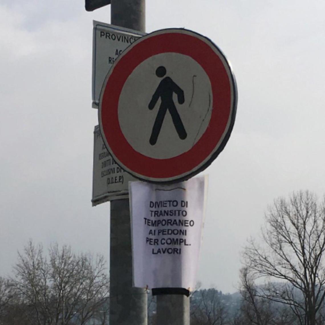 CASTIGLIONE. Quando i lavori per il passagio pedonale del ponte?