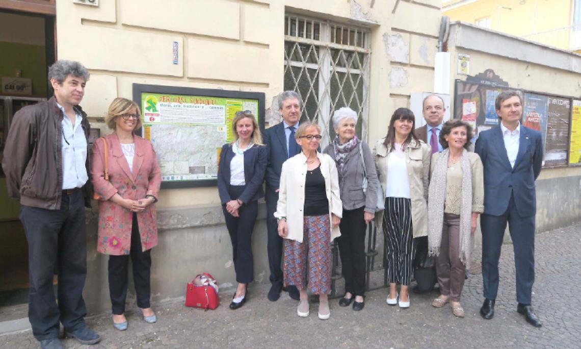 CIRIE'. Inaugurato il pannello “Percorsi sindonici”