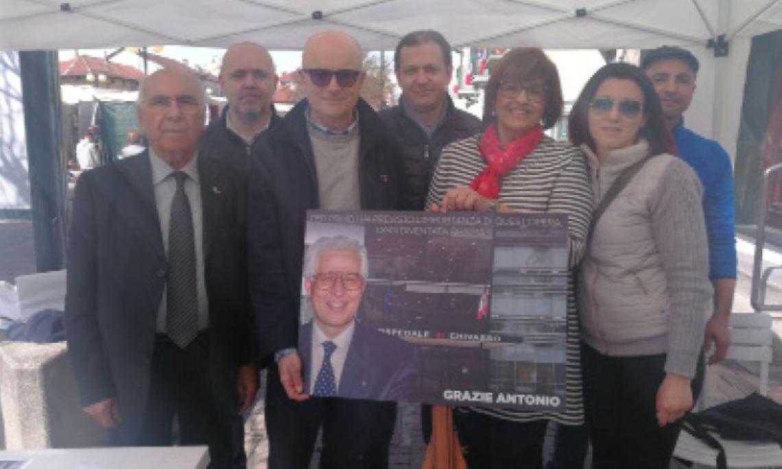 CHIVASSO. Alla Voce si firma per dedicare l’ospedale a Antonio D’Ambrosio