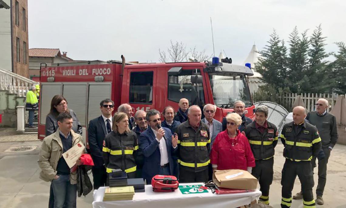 SETTIMO TORINESE. Il Rotary nel cuore dei Vigili del Fuoco