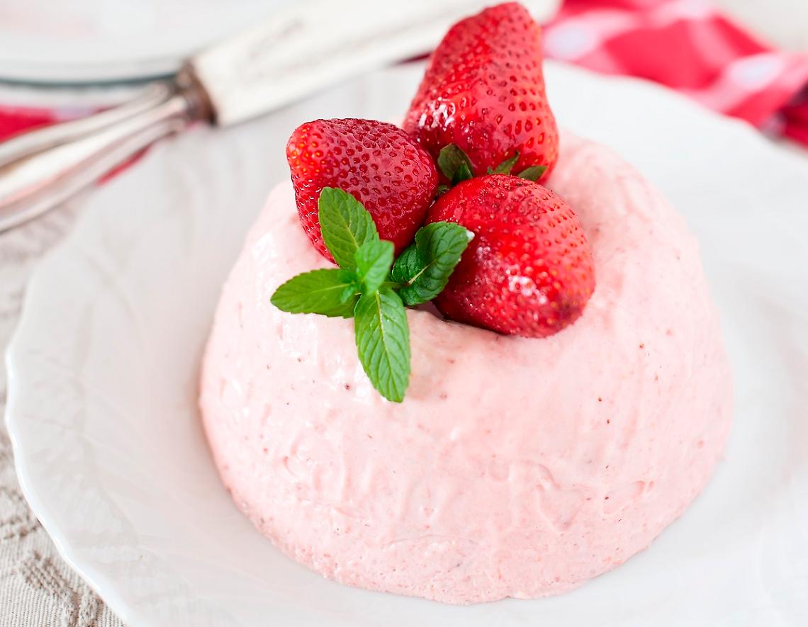Bavarese alle fragole