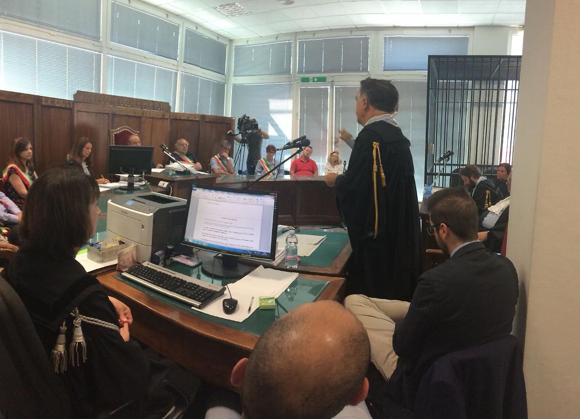 IVREA. E' in corso al Tribunale di Ivrea l'ultima udienza del processo a Caterina Abbattista