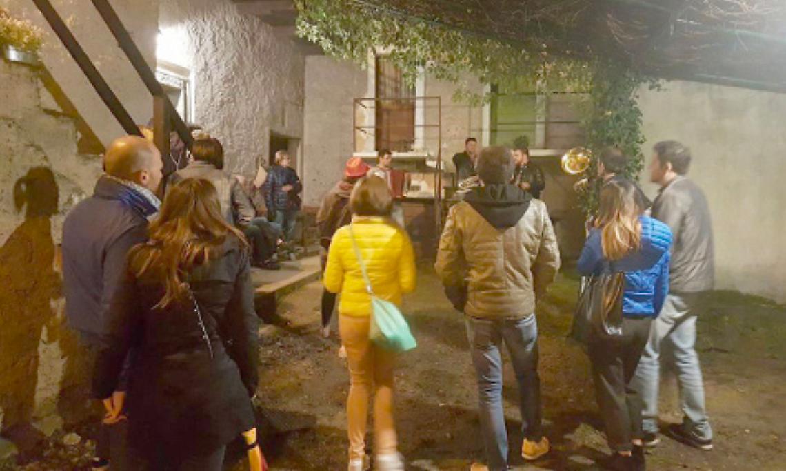 BORGOFRANCO. “L’ora del  buonumore si fa sentire ai balmetti”