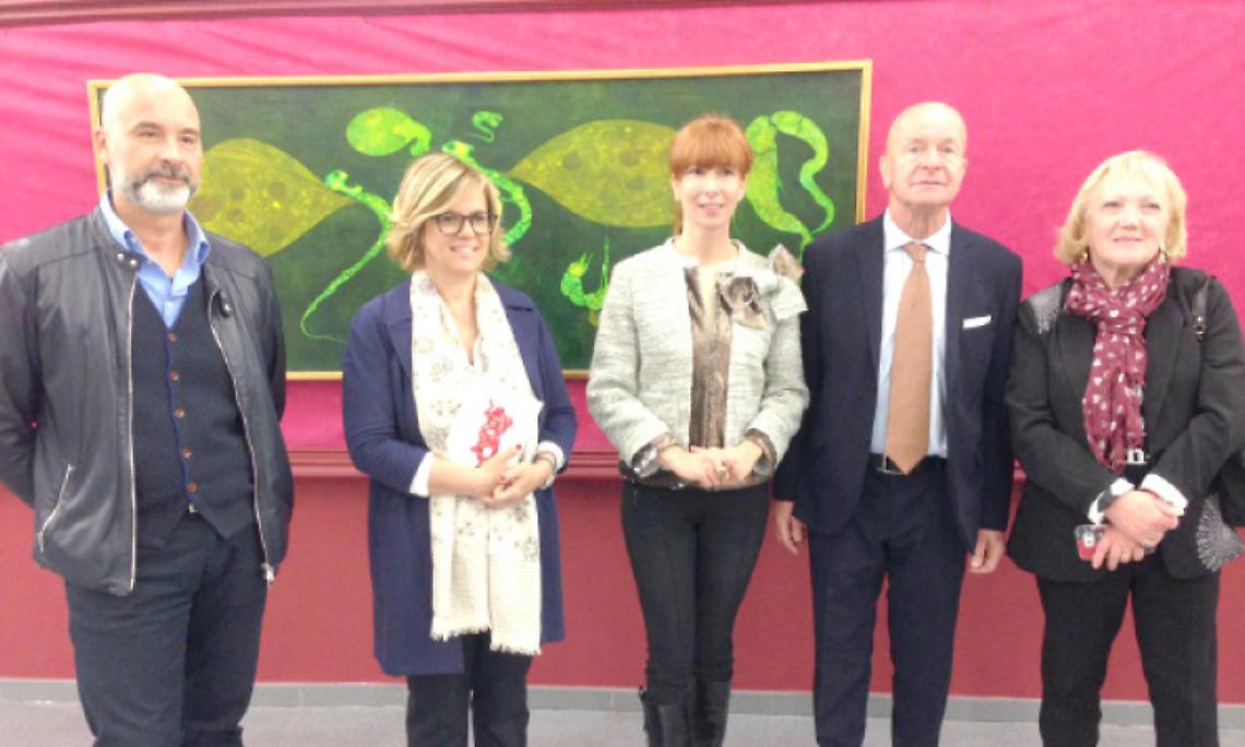 CIRIE'. 1.200 visitatori alla mostra a Villa Remmert su Colombotto Rosso