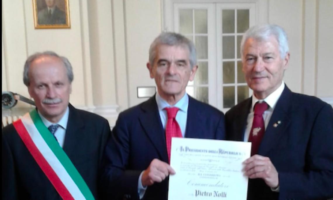 CHIVASSO. Nolli è Commendatore della Repubblica