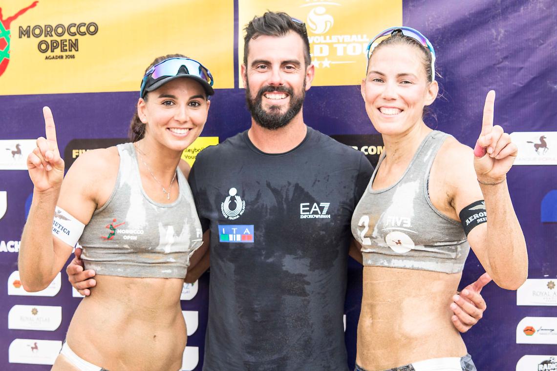 BEACH VOLLEY. Menegatti e la rientrante Orsi Toth trionfano nel torneo 2 Stelle di Agadir