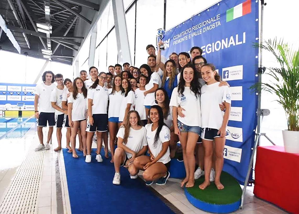 NUOTO. Terza piazza ai Campionati Regionali Assoluti di Torino per la Dynamic Sport