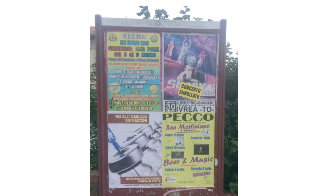 IVREA. La libert&agrave; vaccinale irrompe alla fiera